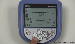 RD8100 cable and pipe locator-  Menu overview