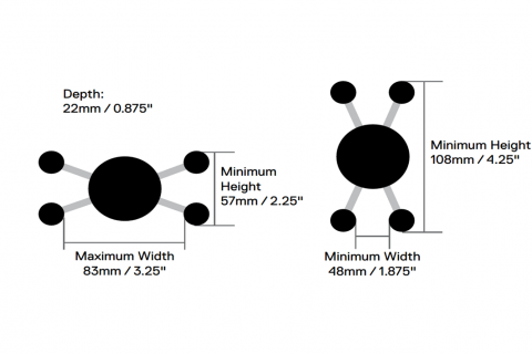 Phone holder dimensions